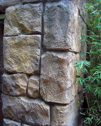 Fake block wall Asian Elephant Enclosure - Taronga Zoo